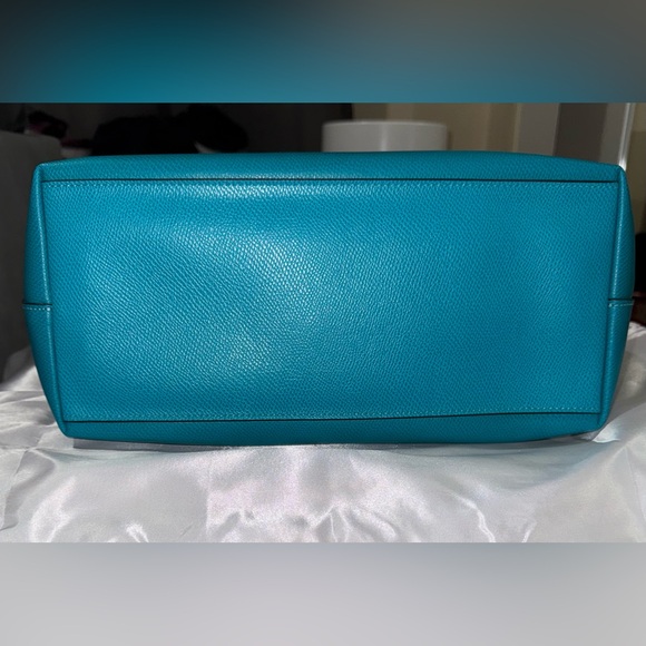 Coach Turquoise Tote Bag - Picture 3 of 12